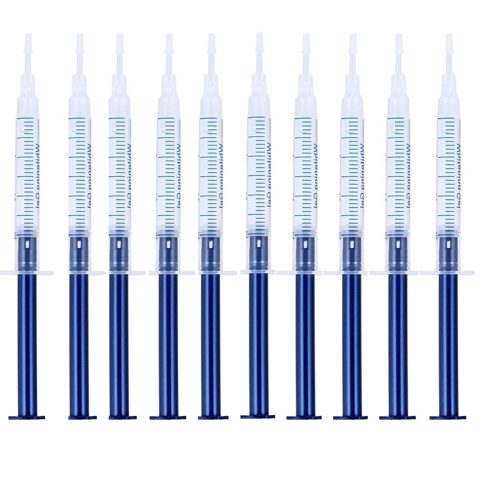 10 Pieces Teeth Whitening Syringe Gel 3ml